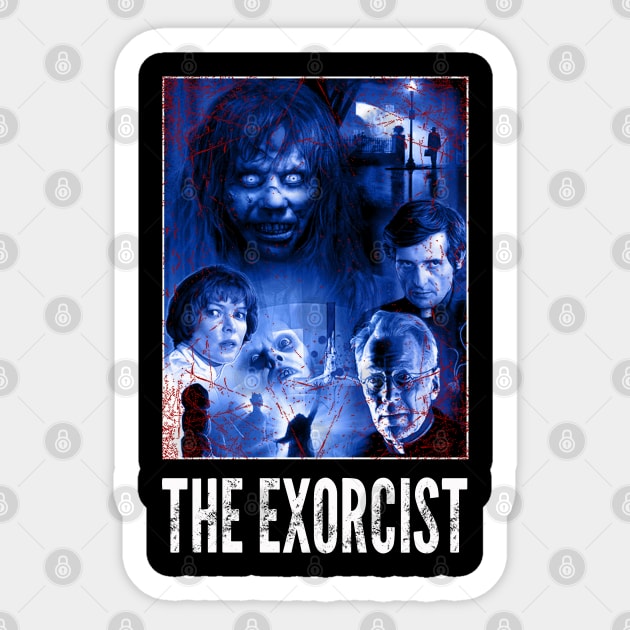 Linda Blair Legacy Exorcists Iconic Horror Fashion Sticker by Insect Exoskeleton